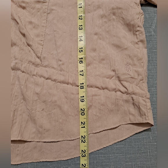 Free People Movement Women's Tan & White Lets Go Out Pullover Jacket Size Smal - Picture 11 of 13